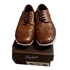 Florsheim Kids Size 6.5 M Cognac Dress Sneakers